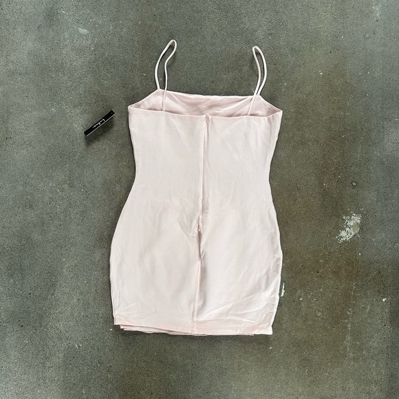 NWT Lulus Bodycon Mini Dress in Light Pink Size XL Women’s Double Lined - Flawed - Picture 2 of 8